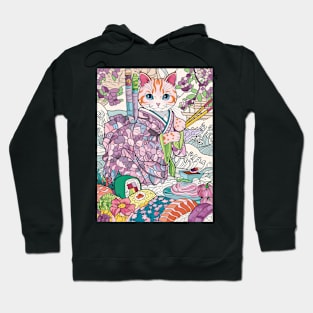 Cat and Sushi 9902 Hoodie